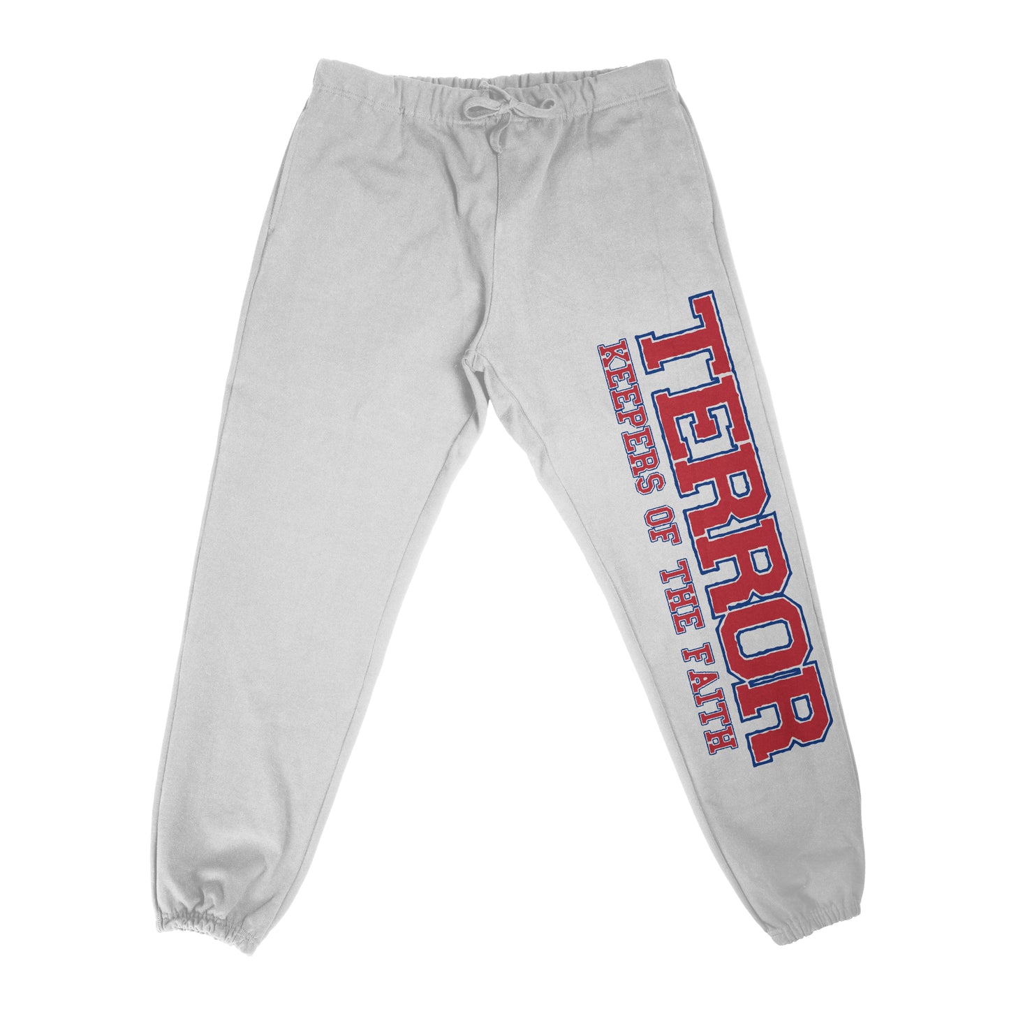 KEEPERS OF THE FAITH - WHITE SWEATPANTS