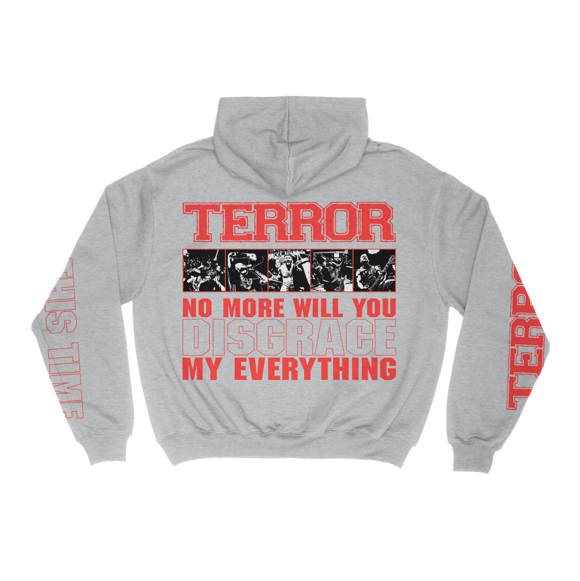 NOT THIS TIME - HEATHER GREY HOODIE