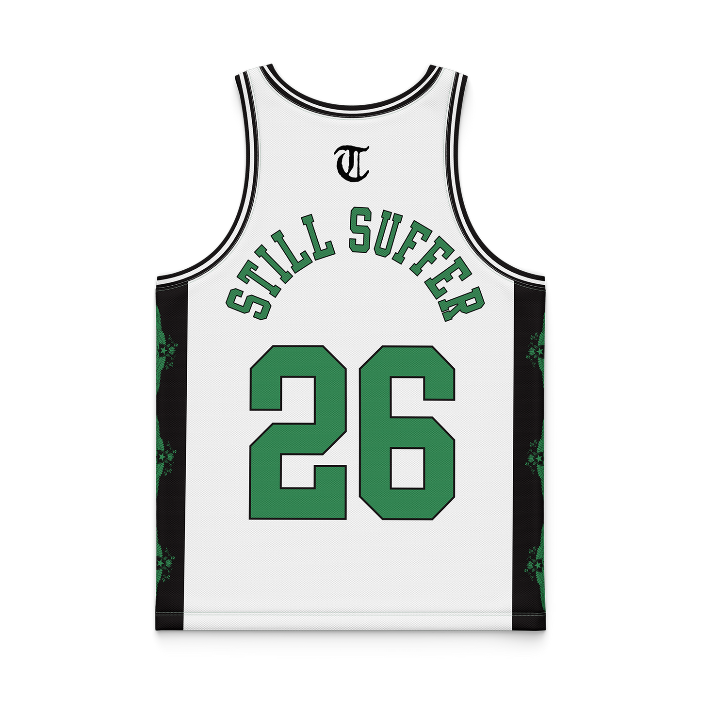 "STILL SUFFER" BASKETBALL JERSEY
