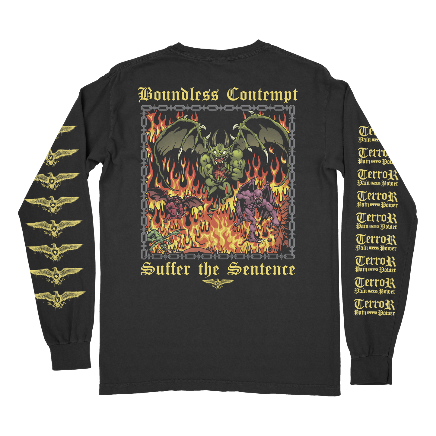 BOUNDLESS CONTEMPT BLACK LONGSLEEVE