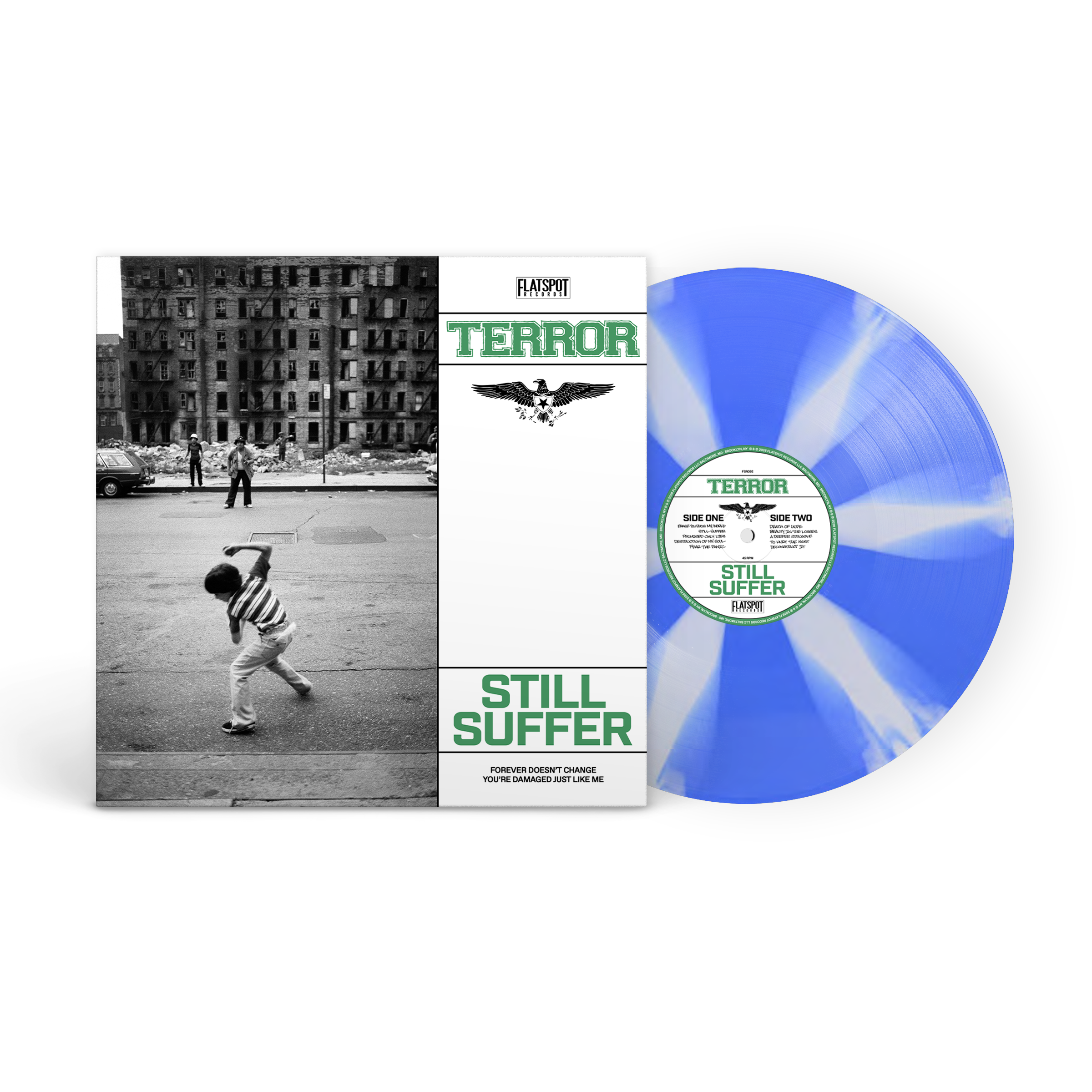 Terror - Still Suffer Sky Blue / White Cornetto Vinyl (Flatspot Terror - Still Suffer Sky Blue / White Cornetto Vinyl (Flatspot