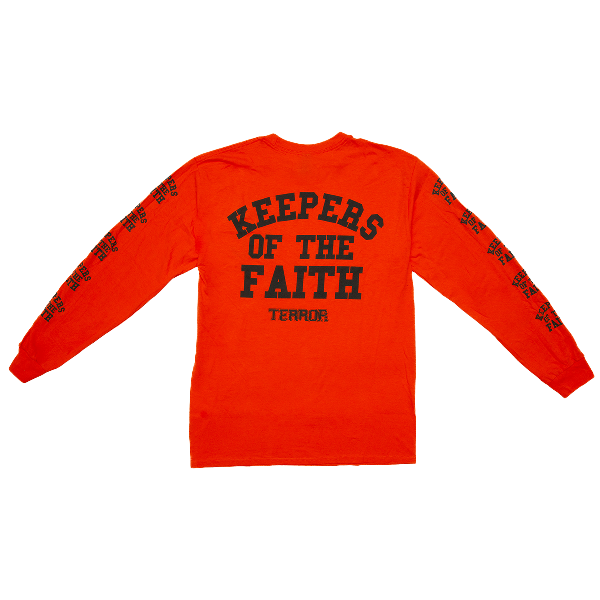 KEEPERS OF THE FAITH - DARK ORANGE LONGSLEEVE